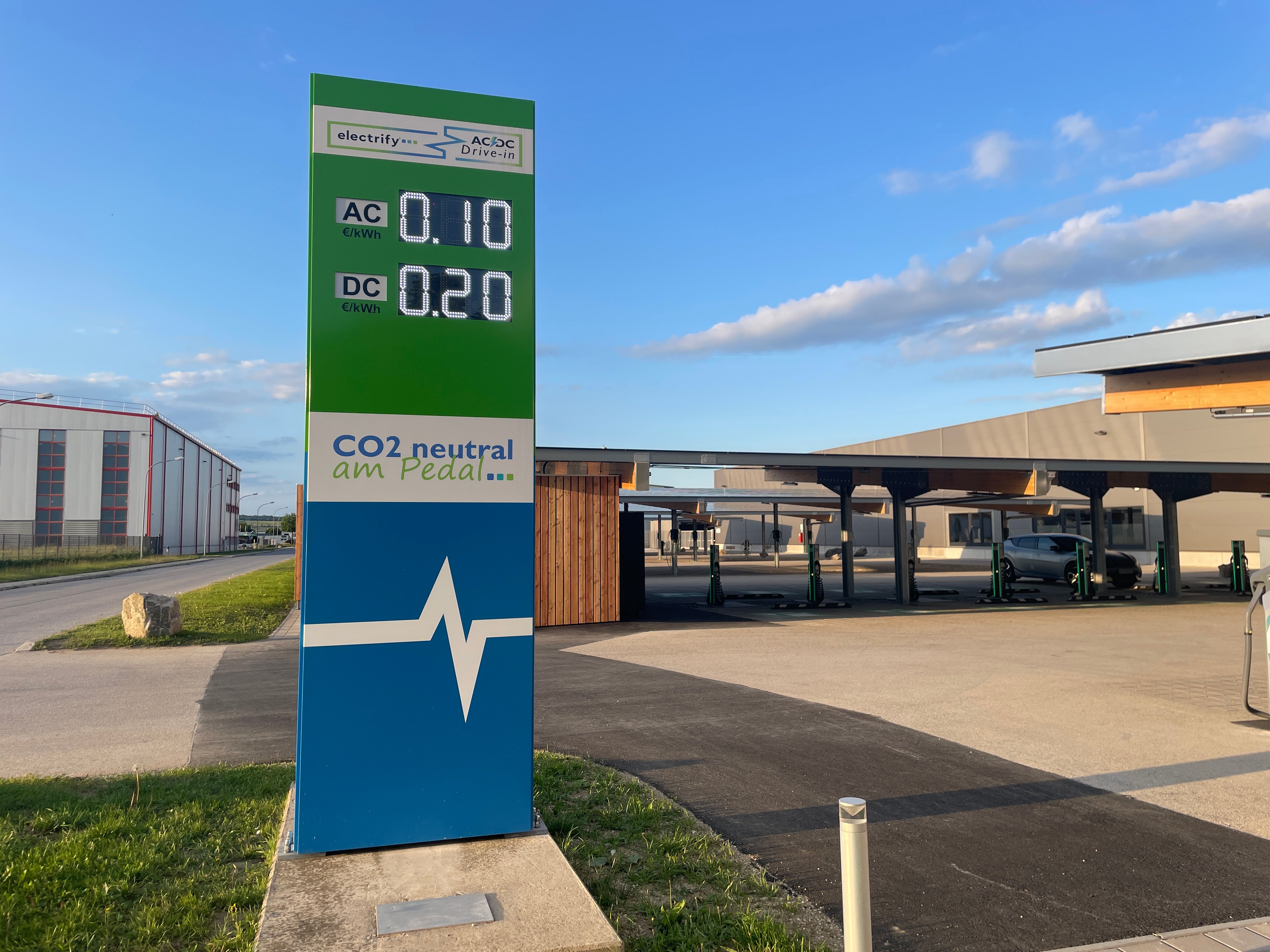 Display für Ladetarife